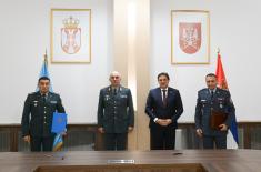 Serbian Defence Minister meets with Kazakh counterpart  