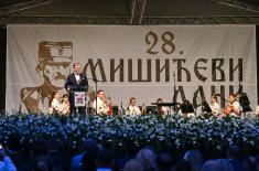 Ceremony honouring Field Marshal Živojin Mišić held