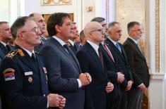 Prijem ministra odbrane i načelnika Generalštaba povodom novogodišnjih i božićnih praznika