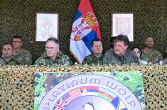 Одржан Дан високих званица на међународној вежби „Платинасти вук 25“