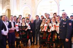 Prijem ministra odbrane i načelnika Generalštaba povodom novogodišnjih i božićnih praznika