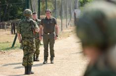 Обилазак припадника Војске Србије у Копненој зони безбедности