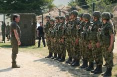 Обилазак припадника Војске Србије у Копненој зони безбедности