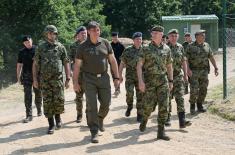 Обилазак припадника Војске Србије у Копненој зони безбедности