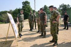 Обилазак припадника Војске Србије у Копненој зони безбедности