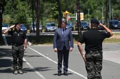 Minister Gašić visits Special Purpose MP Detachment “Kobre”