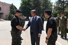 Minister Gašić visits Special Purpose MP Detachment “Kobre”