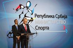 Minister Gašić attends celebration of 100 years of volleyball in Serbia