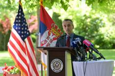 Припадницима Министарства одбране и Војске Србије уручене медаље Сједињених Америчких Држава