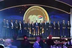 Minister Gašić attends celebration of 100 years of volleyball in Serbia
