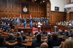 Svečanost povodom završetka školovanja 13. klase VSBO i oficira 67. klase GŠU