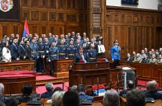 Svečanost povodom završetka školovanja 13. klase VSBO i oficira 67. klase GŠU