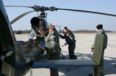 Obuka budućih pilota helikoptera Vojske Srbije