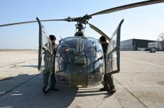 Obuka budućih pilota helikoptera Vojske Srbije