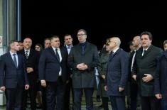 President Vučić visits “Complex Combat Systems” in Kuršumlija