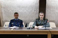 Foreign military representatives briefed on budget