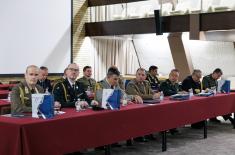 Foreign military representatives briefed on budget