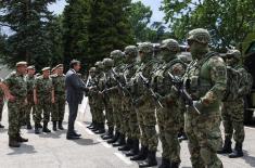 Министар Гашић обишао Четврту бригаду копнене војске 