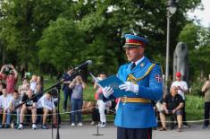 Почасна артиљеријска паљба поводом Дана победе