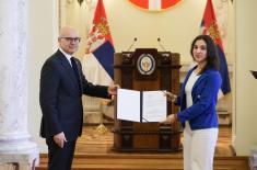 Minister Vučević: Young people give new strength and energy to Ministry of Defence and Serbian Armed Forces