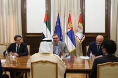 President Vučić meets with U.A.E. Minister of State for Defence Affairs