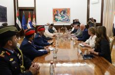 President Vučić meets with U.A.E. Minister of State for Defence Affairs