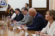 President Vučić meets with U.A.E. Minister of State for Defence Affairs