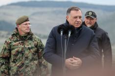 Председник Вучић: Задовољан сам укупном спремношћу наше војске
