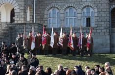 Military Schools Pupils and Cadets Mark Statehood Day
