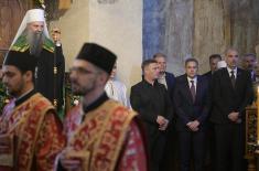 Minister Stefanović takes part in ceremony welcoming Patriarch Porfirije to Mileševa Monastery