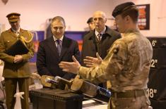 Minister Stefanović Toured Household Cavalry Regiment