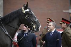 Minister Stefanović Toured Household Cavalry Regiment