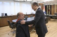 Minister Stefanović receives Kovačević