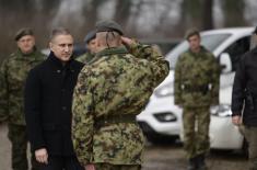 Minister Stefanović visits Weapons and Military Equipment Testing Centre in Nikinci