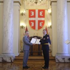 Minister Stefanović presents decrees on promotions and appointments