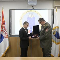 Minister Stefanović visits Intelligence Training Centre