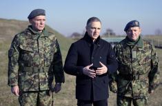 Minister Stefanović visits 126th ASEWG Brigade