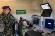 Обилазак дежурне јединице за заштиту ваздушног простор