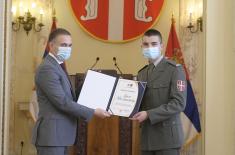 Awards for best athletes in Ministry of Defence and Serbian Armed Forces