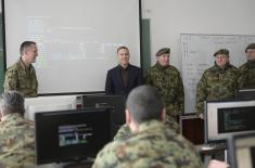 Minister Stefanović visits IT and Signals Training Centre in Gornji Milanovac