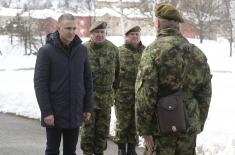 Minister Stefanović visits IT and Signals Training Centre in Gornji Milanovac