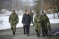 Minister Stefanović visits IT and Signals Training Centre in Gornji Milanovac