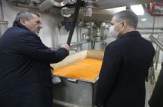 Minister Stefanović Visited “Prva Iskra” in Barič