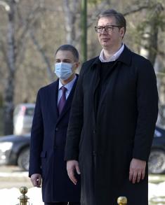 President Vučić Arrived in “Topčider” Barracks