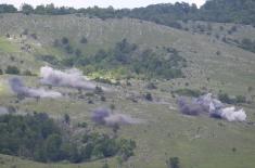 Борбена обука за пружање артиљеријске ватрене подршке