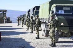 Провера обучености јединице Војске Србије за учешће у мировној операцији