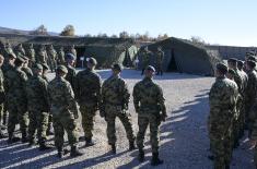 Провера обучености јединице Војске Србије за учешће у мировној операцији