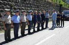 Председник Вучић обишао радове на изградњи нове касарне Војске Србије у Прибоју