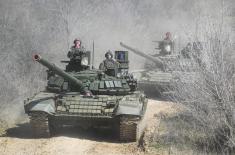 Тактичка обука тенкиста Војске Србије