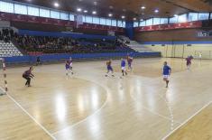Military veterans’ indoor soccer exhibition match played